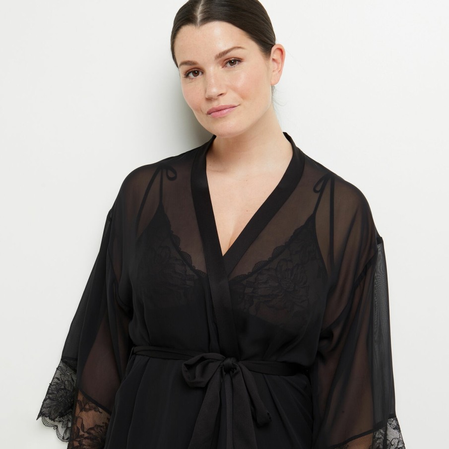 Clearance RougeGorge Kimono Noir