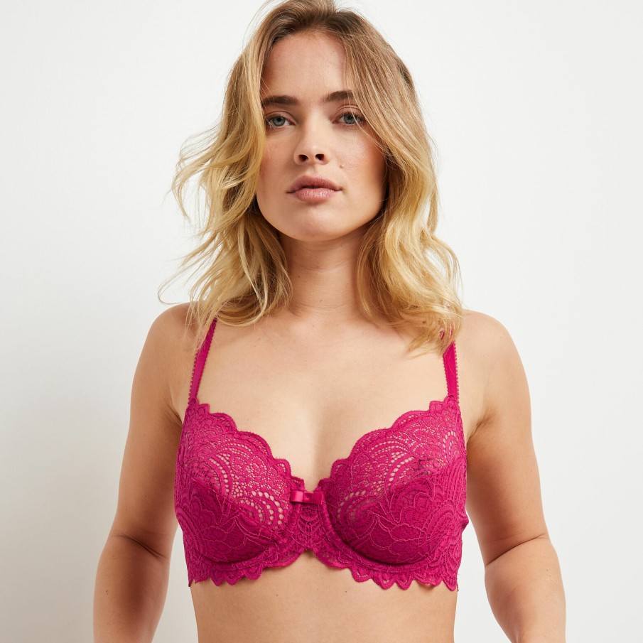 Best RougeGorge Soutien-Gorge Emboitant Fuchsia