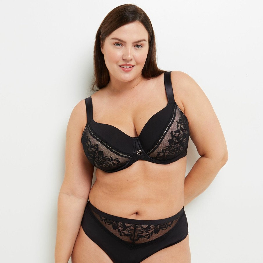 Online RougeGorge Soutien-Gorge Ampliforme Noir