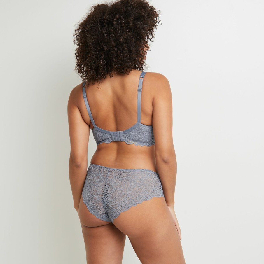 New RougeGorge Shorty Dentelle Bleu Clair