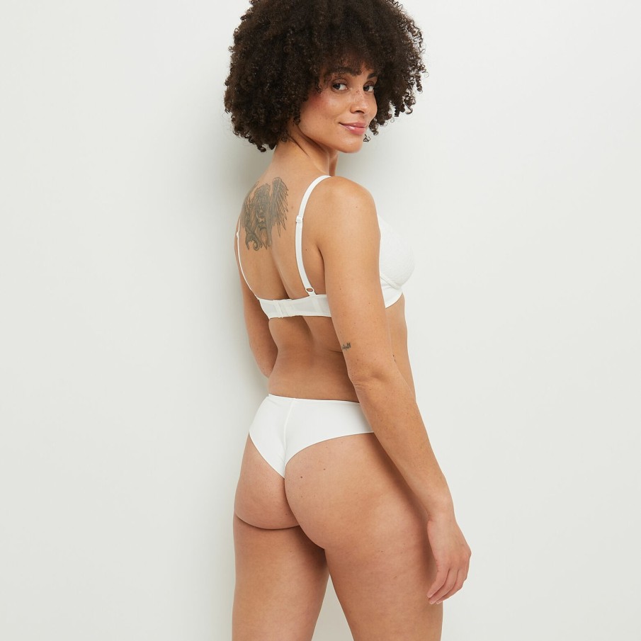 Best RougeGorge Tanga Dentelle Beige