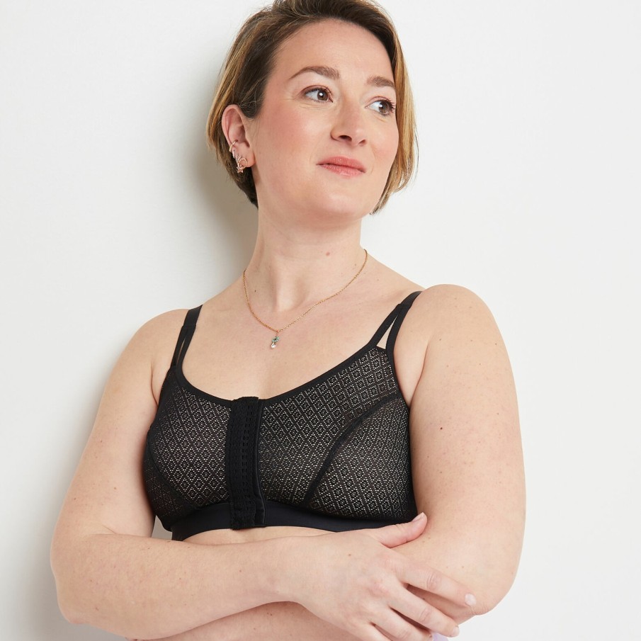 Best RougeGorge Soutien-Gorge Brassiere Post-Op Noir