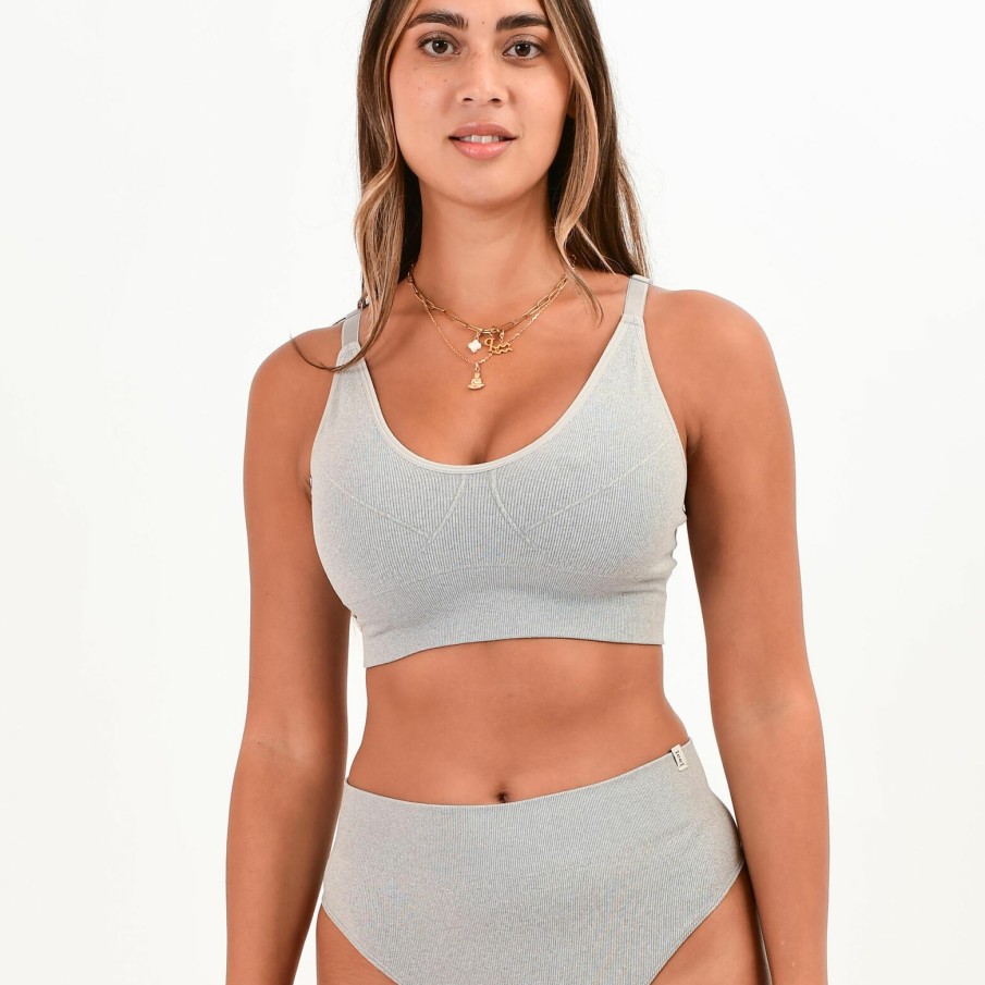 Best RougeGorge Brassiere Sans Couture Gris