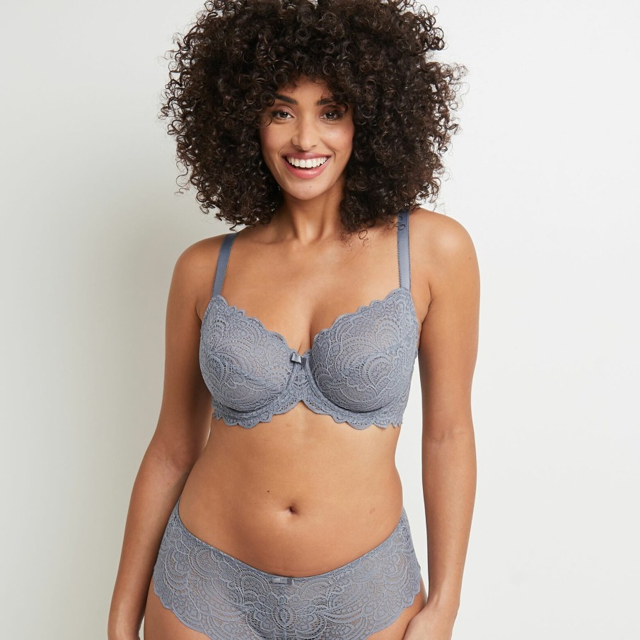 Clearance RougeGorge Soutien-Gorge Emboitant Bleu Clair