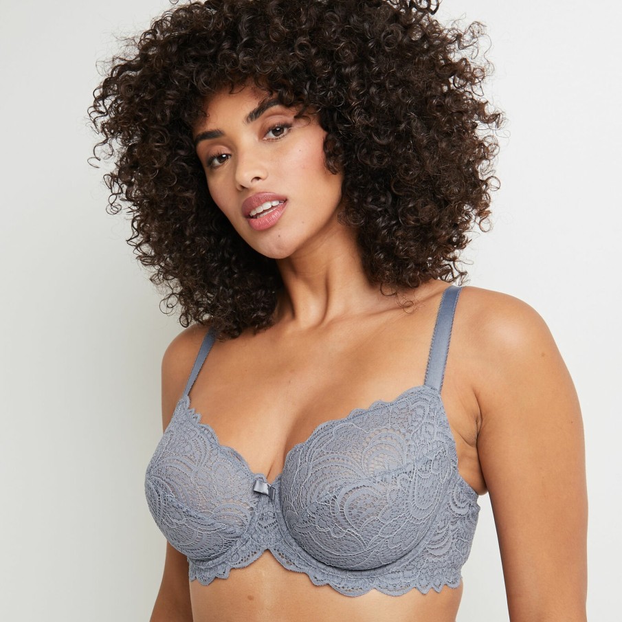 Clearance RougeGorge Soutien-Gorge Emboitant Bleu Clair