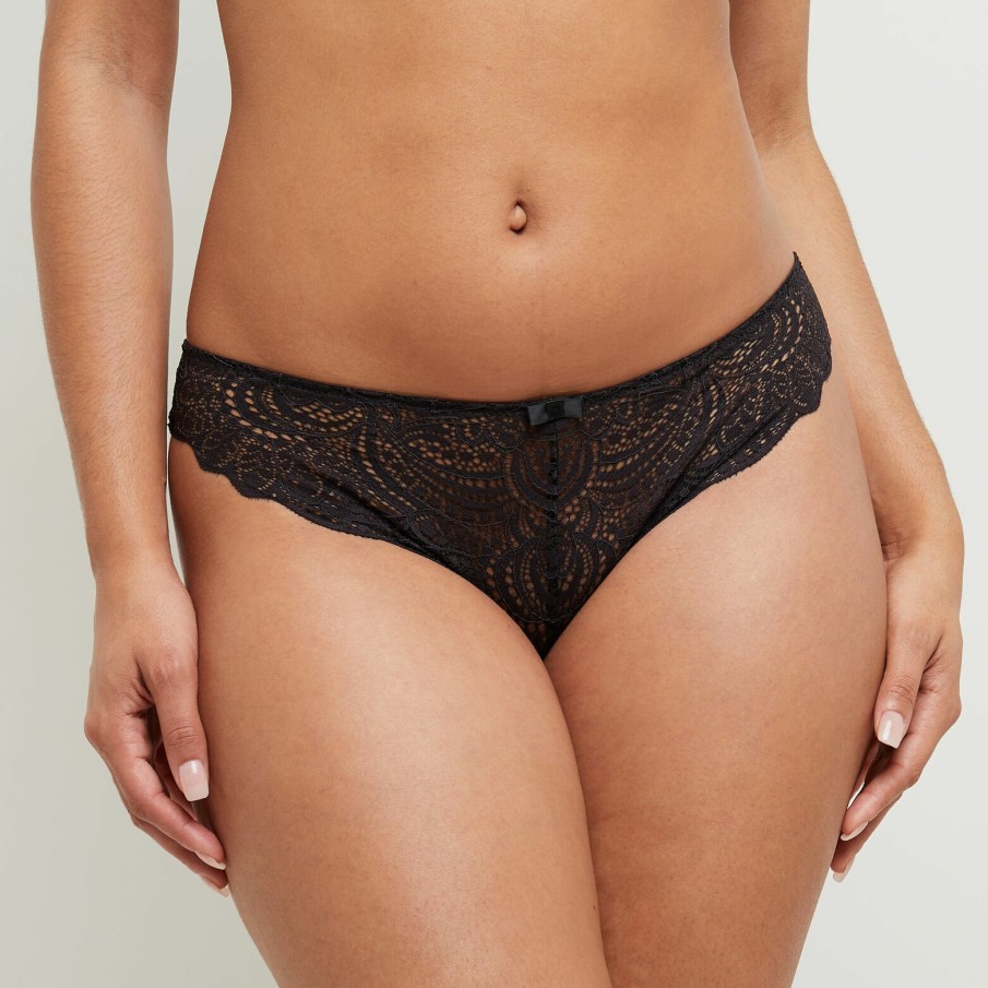 Wholesale RougeGorge Culotte Dentelle Noir