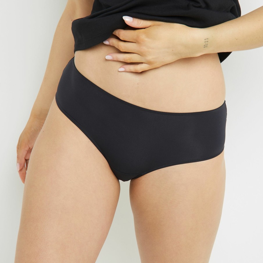 Hot RougeGorge Shorty Microfibre Dentelle Noir