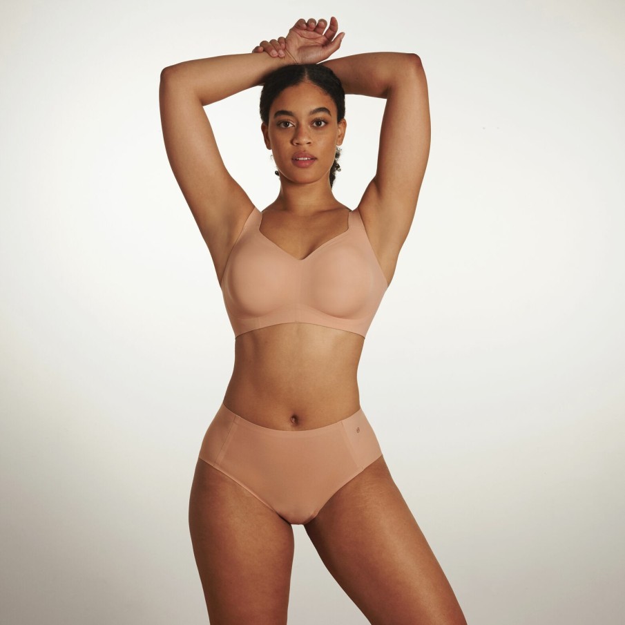 New RougeGorge Soutien-Gorge Sans Armatures Poudre