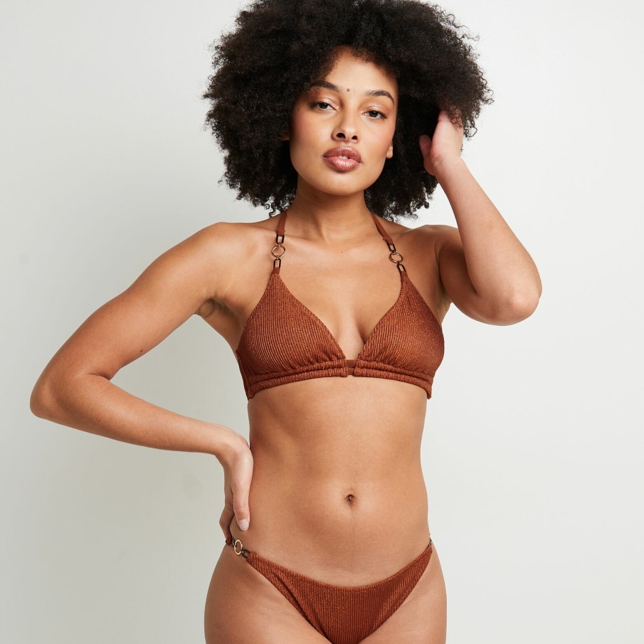 Best RougeGorge Maillot De Bain Triangle Marron