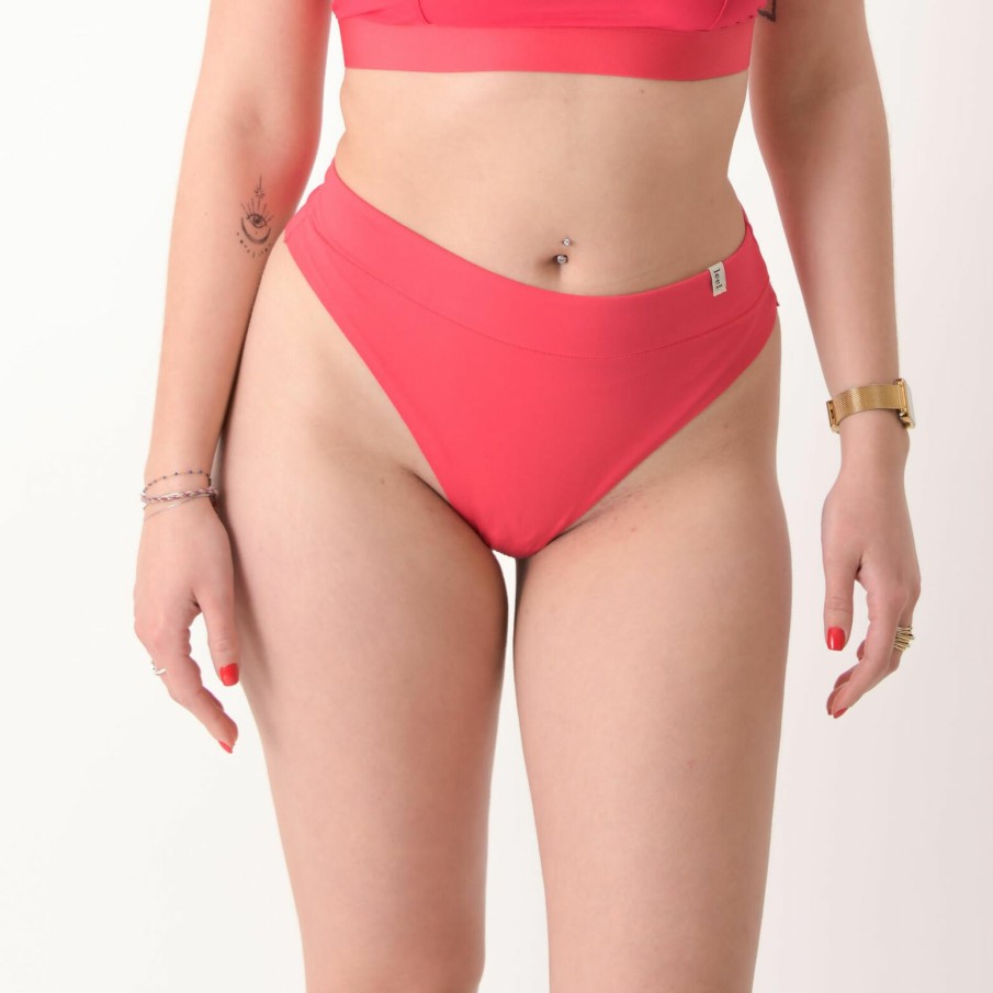 Online RougeGorge Tanga Microfibre Cerise