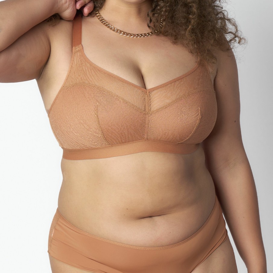 Best RougeGorge Soutien-Gorge Sans Armatures Caramel