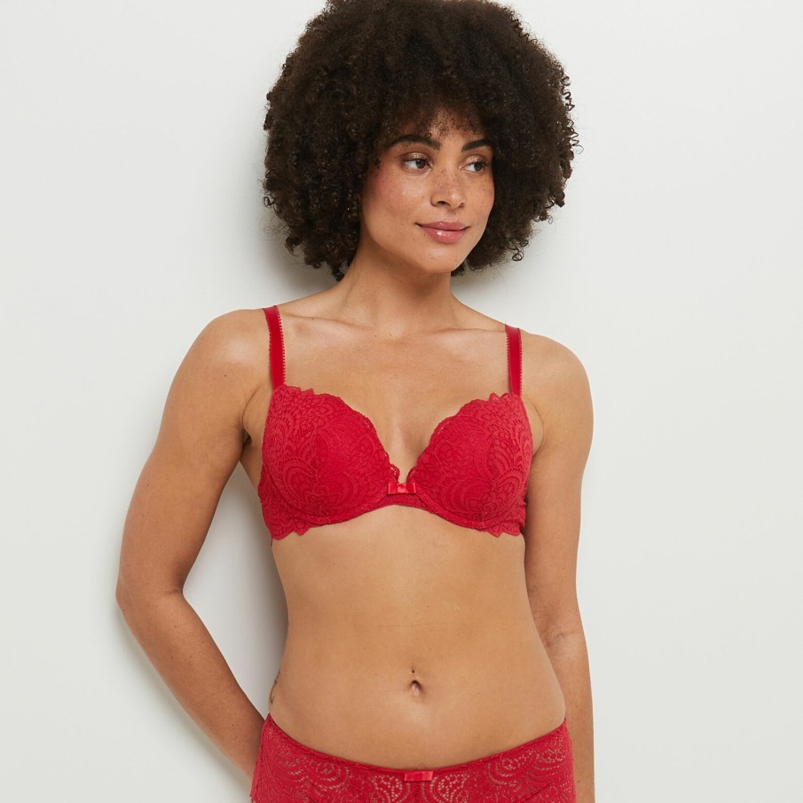 Best RougeGorge Soutien-Gorge Push Rouge