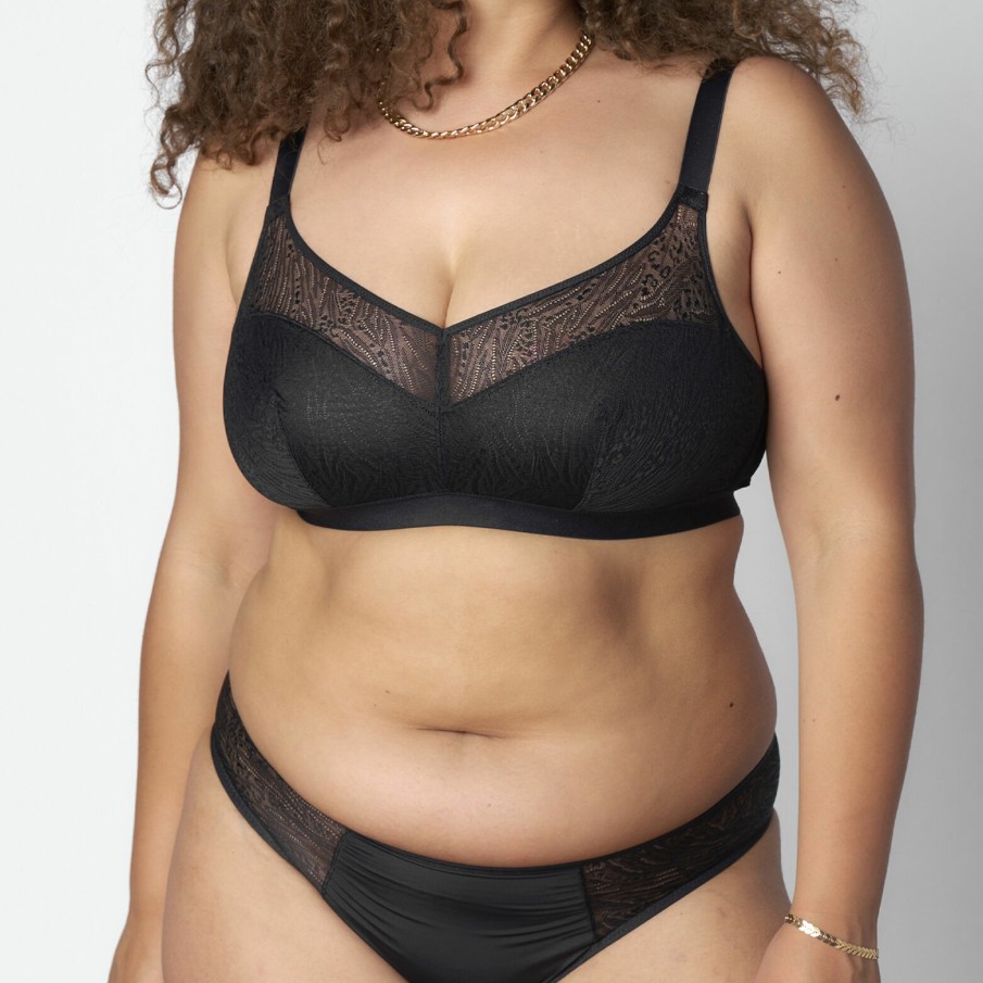 Clearance RougeGorge Soutien-Gorge Sans Armatures Noir