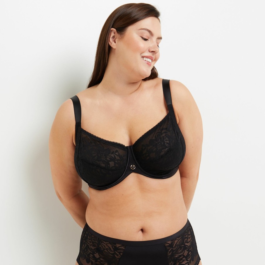 Clearance RougeGorge Soutien-Gorge Emboitant Noir