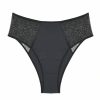 Best RougeGorge Culotte Haute Microfibre Et Tulle Noir