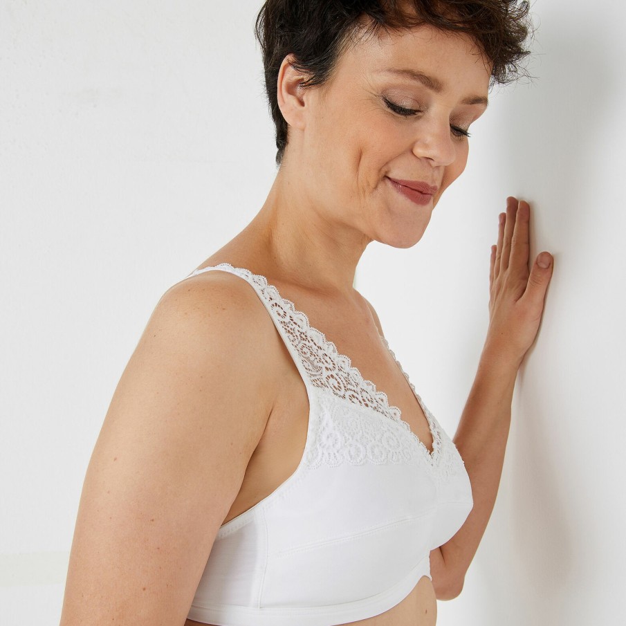 Best RougeGorge Soutien-Gorge Post Operatoire Blanc