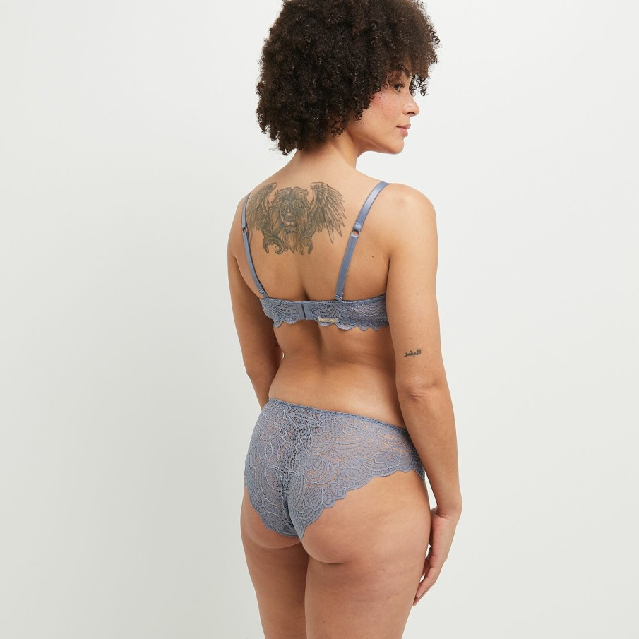 Wholesale RougeGorge Culotte Dentelle Bleu Clair